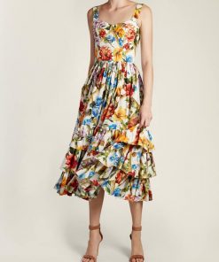 251 -Kопринен шифон  – Dolce & Gabbana с лого