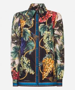 404 - Сатенирана еластична коприна - Dolce & Gabbana