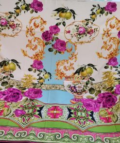 416 - Еластична коприна - Dolce & Gabbana - панел 1,20 м